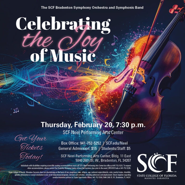 Celebrating the Joy of Music with the SCF Bradenton Symphony Orchestra & Symphonic Band