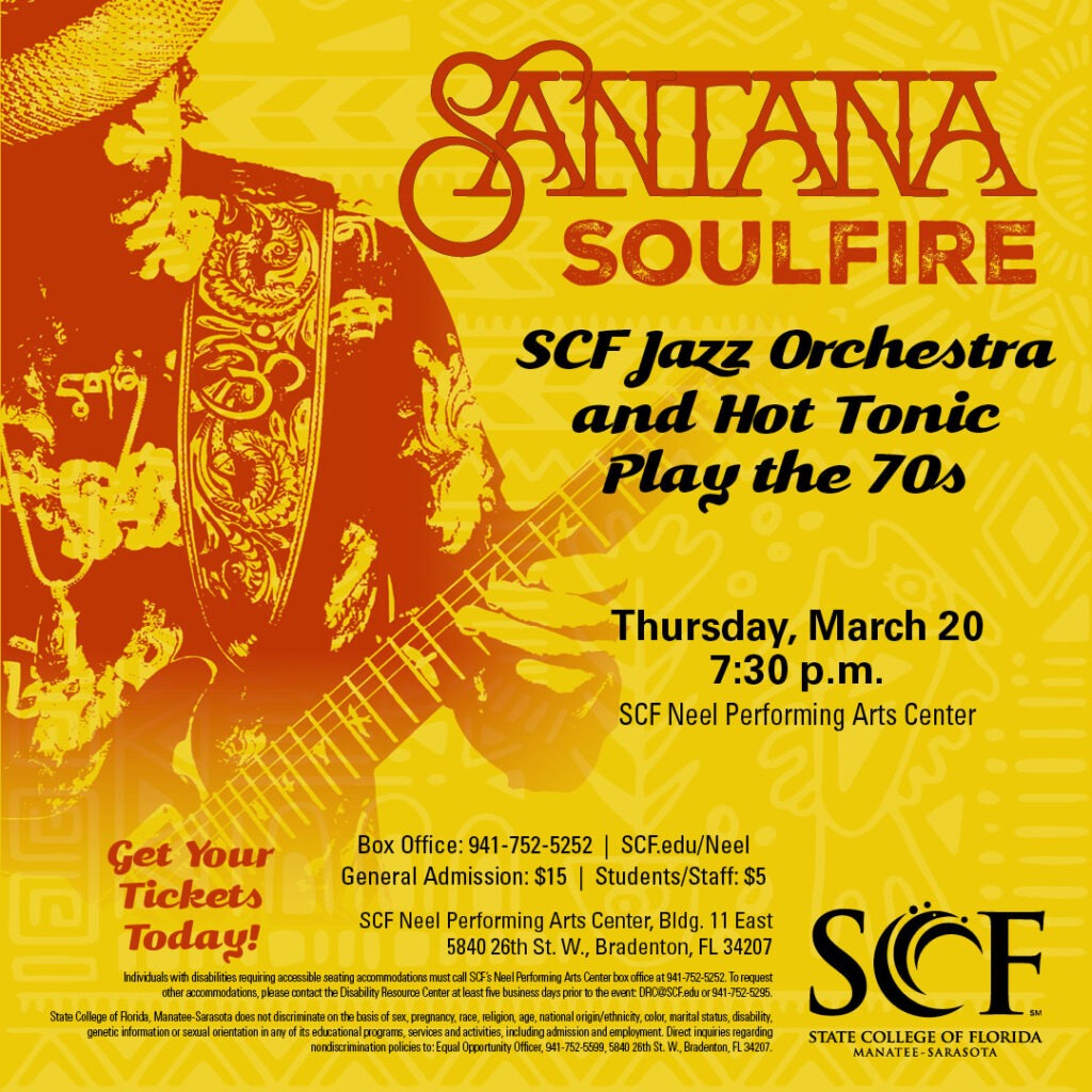 Santana Soulfire with the SCF Jazz Ensembles