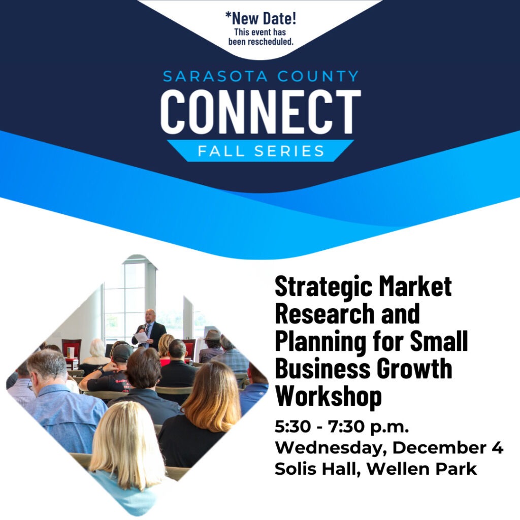 Strategic Market Research and Planning for Small Business Growth Workshop - Sarasota County Connect